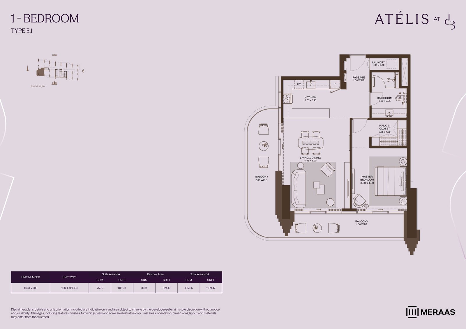 Type A Floor Plan