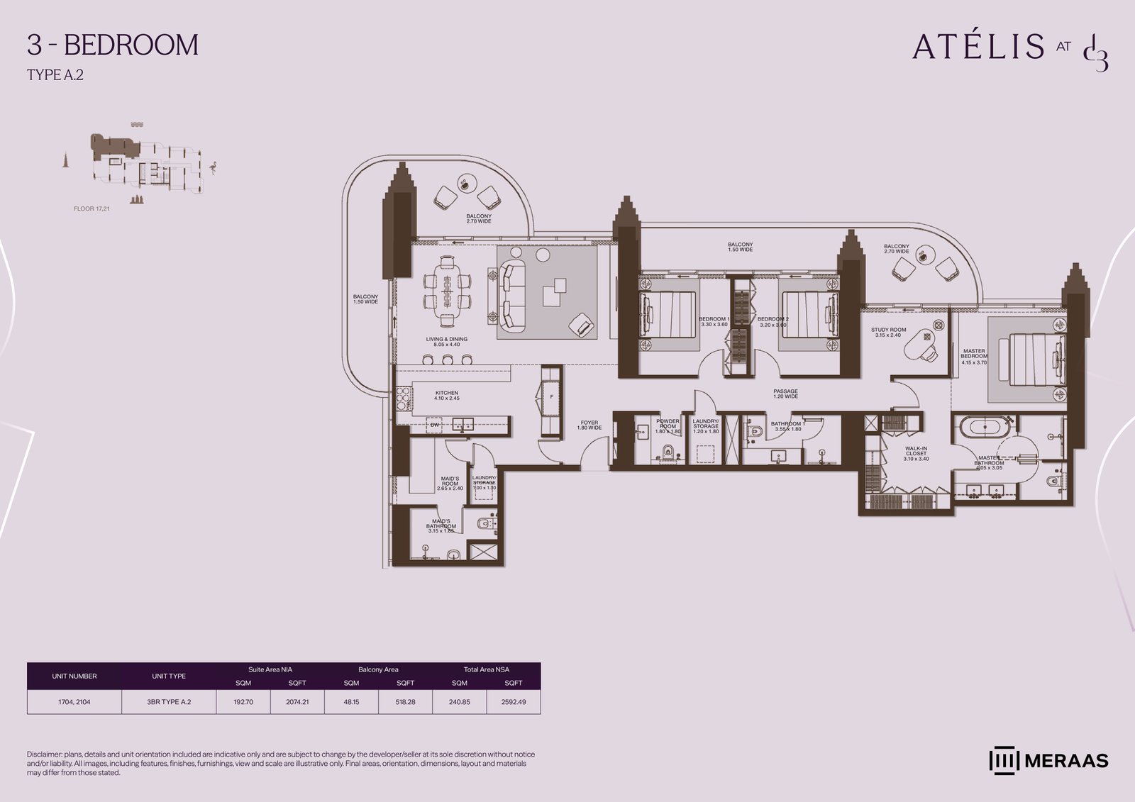 Type A Floor Plan