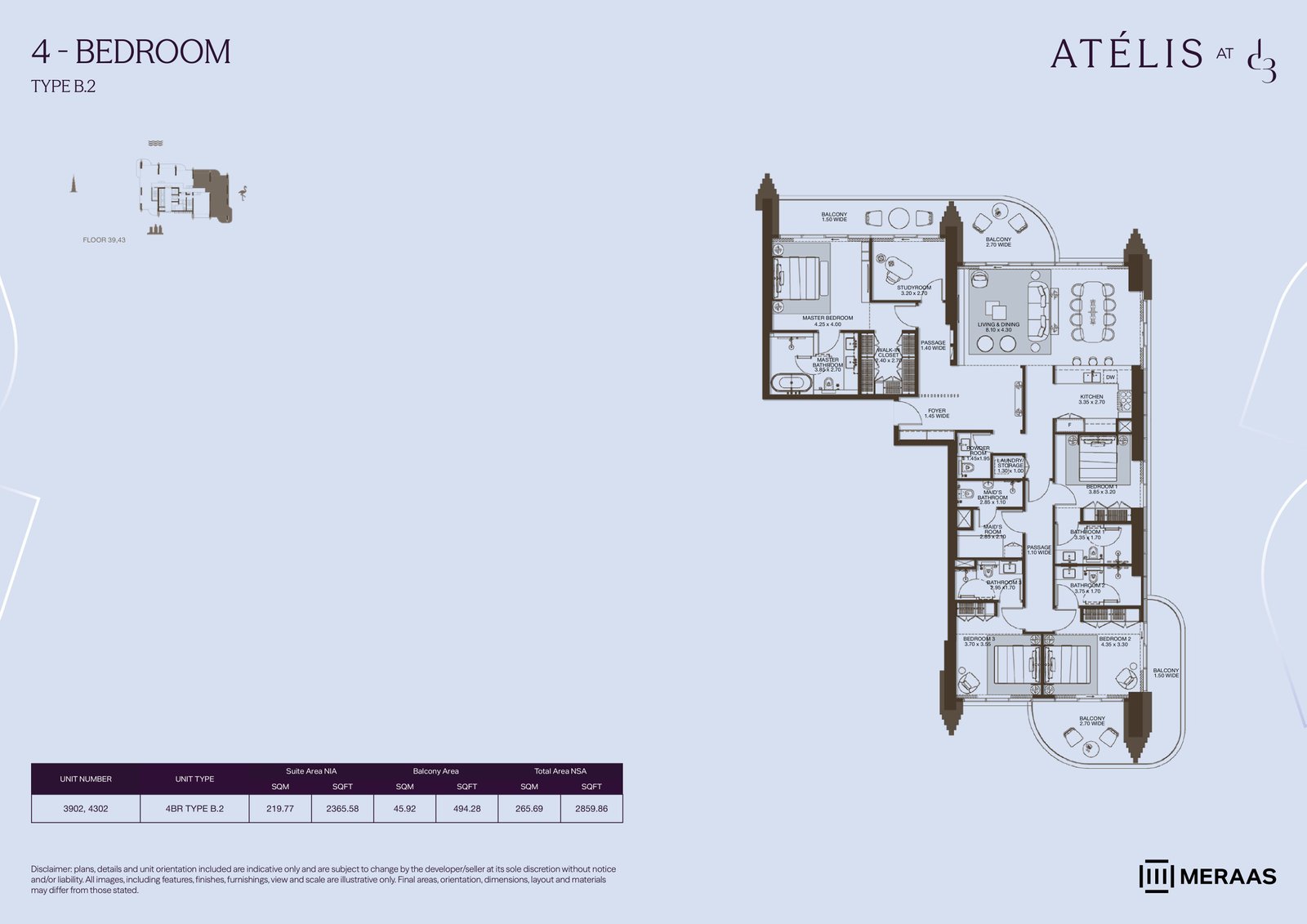 Type A Floor Plan